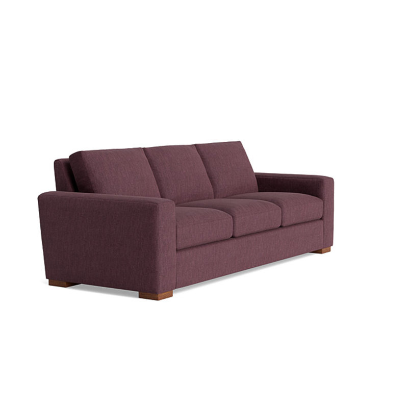 Couch Potato Sofa (95"), Performance Weave - Aubergine