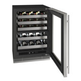 U-Line 24"W. Home 4.9 Cu.Ft. Dual-Zone Wine Refrigerator - Panel Ready