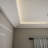 EnduraGlow Brett Crown Moulding, Backlit LED Compatible, 4"H x 10 1/4"P x 10 7/8"F x 94 1/2"L, Primed Urethane