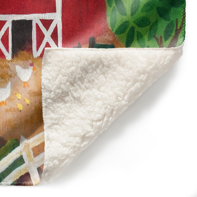  Couverture de jour à la ferme, 68 po x 80 po
