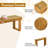 Solid Wood Acacia Outdoor Bench