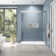Bel Soft-Close Stainless Steel 3-Piece 32-In X 60-In X 81-In Base/Door Rectangular Corner Shower Kit (Left Or Right Drain)
