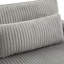 Canapé moderne avec causeuse 80,3 po et quatre coussins pour le salon, beige-1381372868