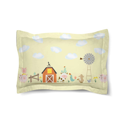 Farm Yard Microfiber / Microsuede Pillow Sham