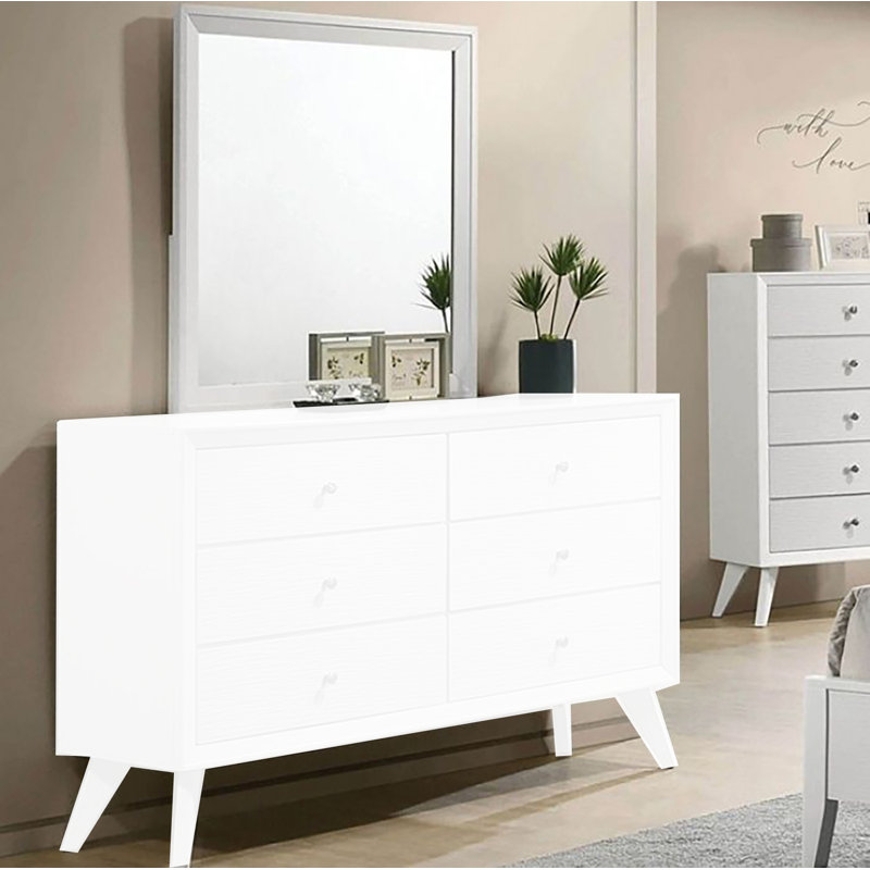 Miroir de commode en bois Jorri