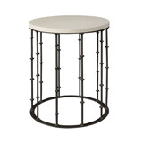Astor Side Table With Stone Top