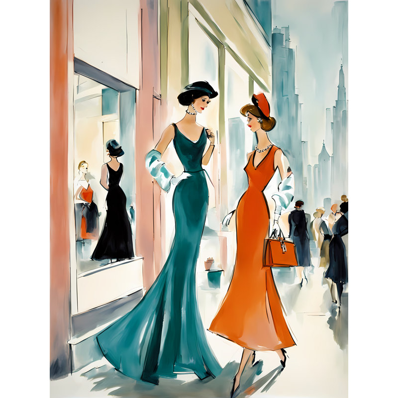 Glamour sur la Cinquième Avenue, H 32 po x l 24 po