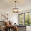 6-Light Dimmable Crystal Drum Chandelier-2095283915