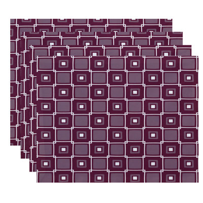 Endsley Polyester Geometric Rectangle Placemat