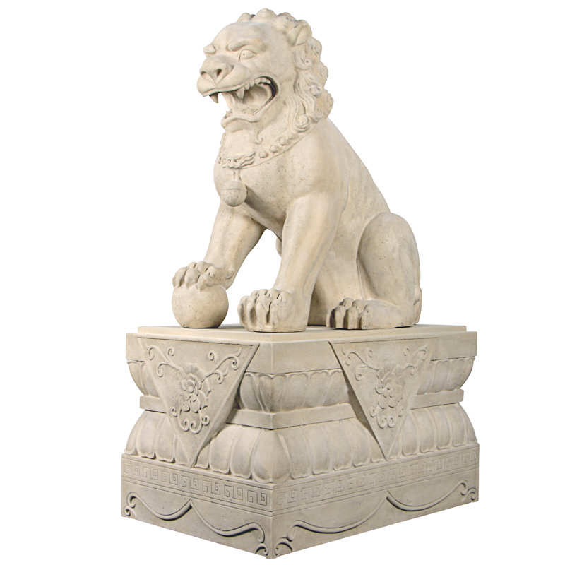 Male Foo Dog Statue