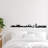 Elegant Decorative Metal Wall Accessory, Black, 46.1 x 0.6 x 5.1 Inches | 100% Metal Construction, Thickness: 0.06 Inches | Easy Wall Mounting with Backpiece | Perfect for Home Decor & Modern Interiors