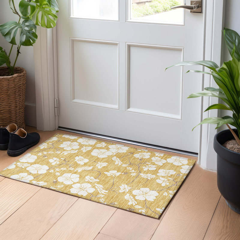  Machine Washable Indoor/Outdoor Chayden ACN1032 Rug, Rectangle 1'8" x 2'6"