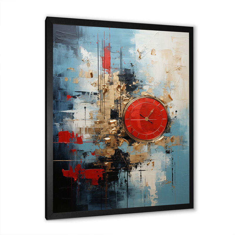 Collage Serenade I sur impression sur toile, Cadre photo noir, H 32 po x l 16 po x P 1 po