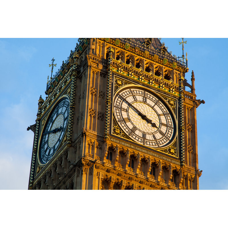 The Palace Of Westminster Big Ben - Wrapped Canvas Print, 51cm H x 76cm W