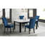 Chaise rembourrée en velours Biggs-919018373