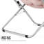 Chaise ronde ronde et pliante, chaise d'appoint rembourrée pour chambre de salon-928608572