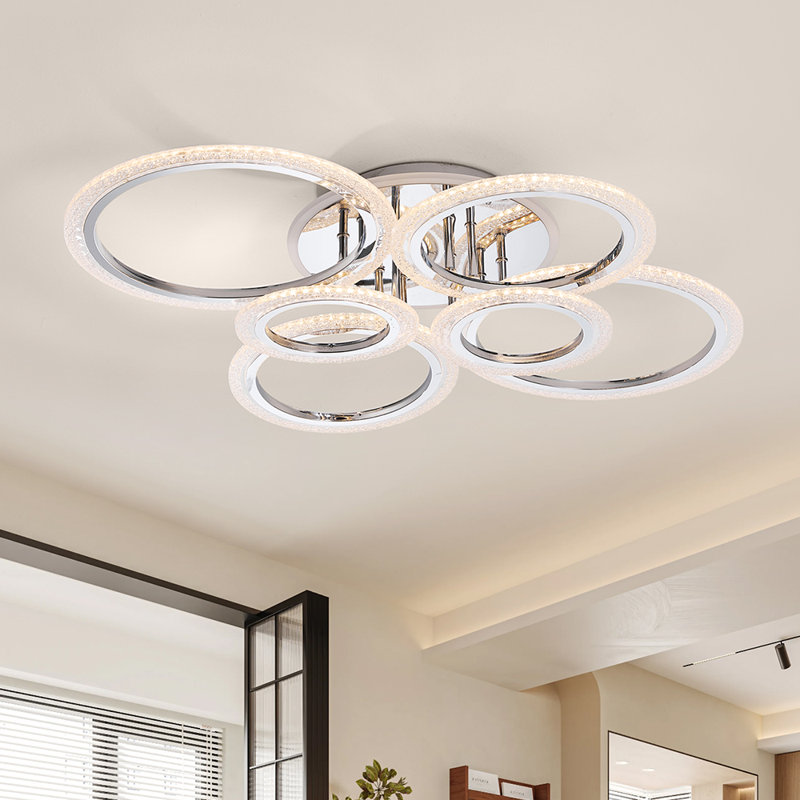 Aluminium LED Semi Flush Mount