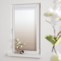Fensterdecor Aluminium Jalousie 40 x 130 cm in Weiß I Jalousien Innen ohne  Bohren zum Klemmen I Lamellen-Rollo für Sicht- und Sonnenschutz mit