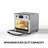 Equator Countertop 5-in-1 Air Fryer+Convection+Pizza+Grill+Dehydrator Stainless