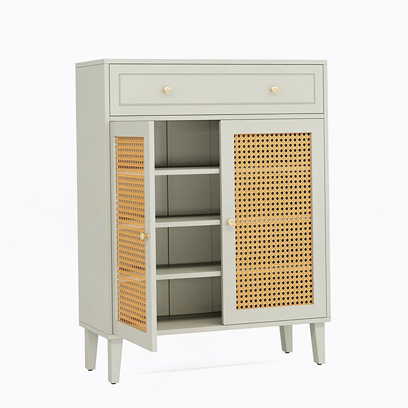 Range-chaussures de style nordique, armoire à chaussures chic, armoire spéciale