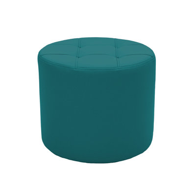 Faux Leather Ottoman