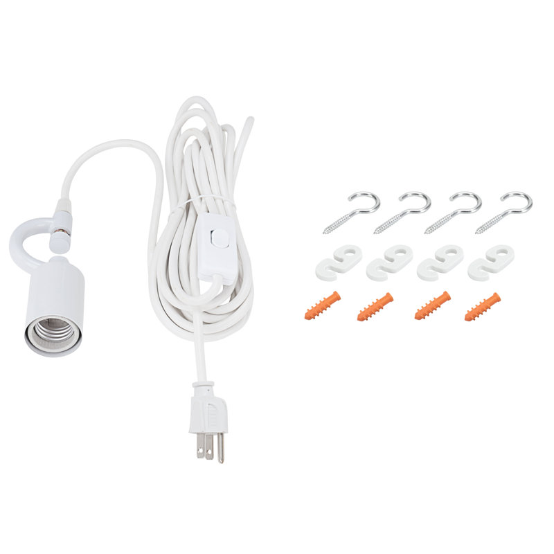 Luminaire suspendu à cylindre simple 1 lumières Bertha, Brun/beige