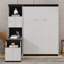 Lit escamotable double avec bureau et tablettes de rangement