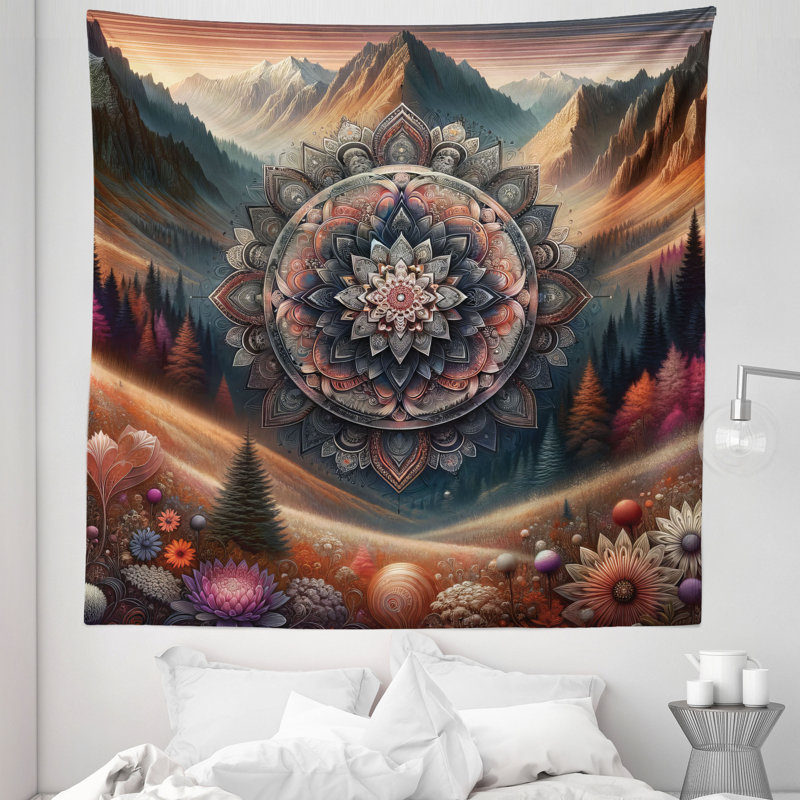 Tapisserie en microfibre, H 88 po x l 88 po