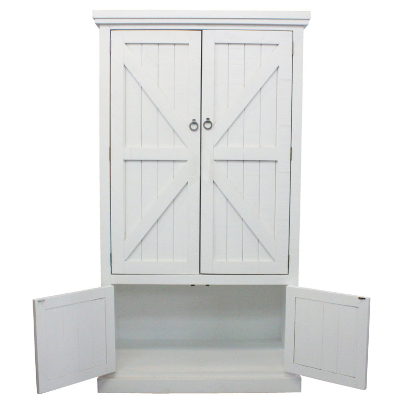 Kellogg Solid Wood Armoire, Bright White