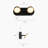 Essinger 2 - Light Dimmable Modern Black/Brass LED Vanity Light