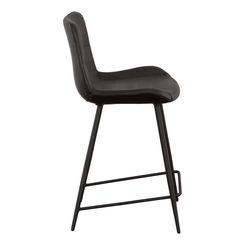 Nadia Stool, Black, Bar Stool (30.5" Seat Height)