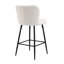 Lauterbach Upholstered Counter Stool with Metal Frame-1009116555