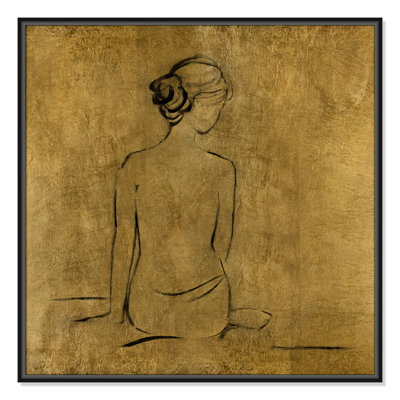 Maia "Golden Bather I" Print by Sally Swatland