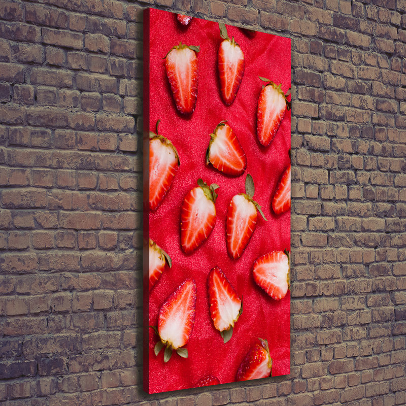 Strawberries - Wrapped Canvas Print