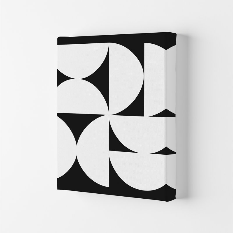 Abstract Half Circles Original - Print, No Frame, 30cm H x 21cm W x 1cm D