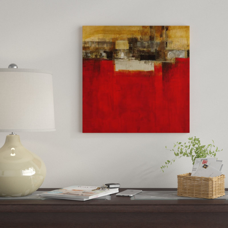 « new villes iv », impression sur toile, H 37 po x l 37 po x P 1,5 po, Toile tendue, Pas de tapis