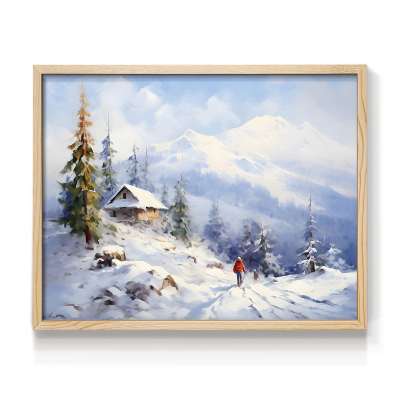 Paysages rétro-CLV III - reproduction encadrée, H 22 po x l 28 po, Naturel