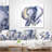 Baby Elephant Blue Watercolor - Animal Printed Pillow-29516669-29516666