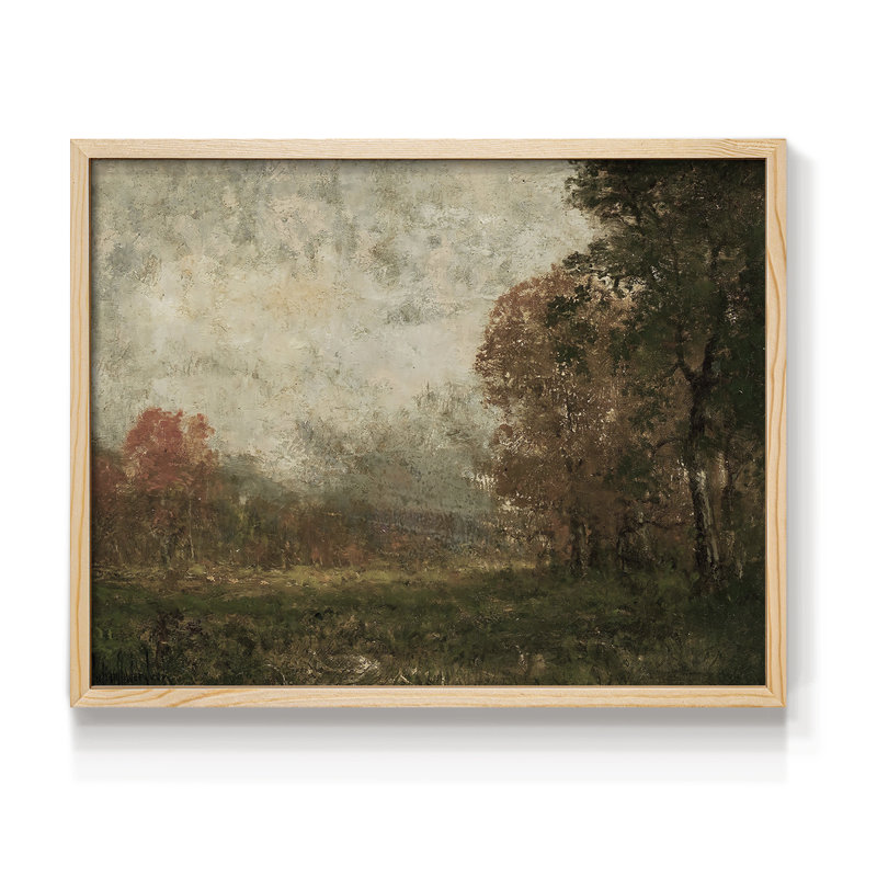 Vintage Landscapes-CCLXXX -Framed Print - Restickable, H 8 po x l 10 po, Naturel