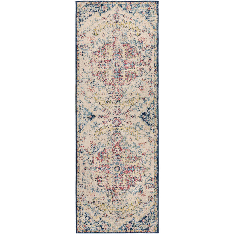 Tapis oriental bleu ciel / grenat Caban