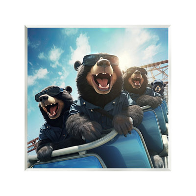 «Bears on Rollercoaster», art mural par Jim Baldwin
