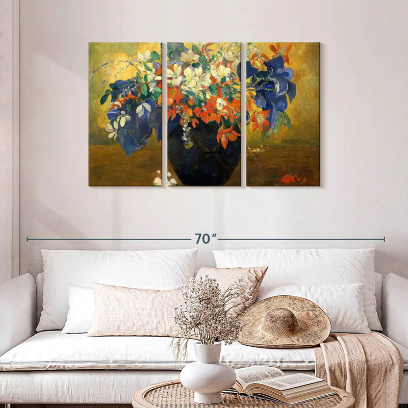 Harnek un vase de fleurs 1896, H 28 po x l 45 po