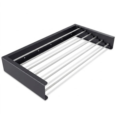 Wall Mounted Retractable Clothes Drying Rack - Space-Saving Laundry Solution