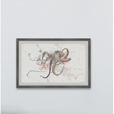 «Octopus Splash», reproduction encadrée