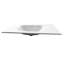 Stone Resin Solid Surface Sink For Bathroom - Matte White, 39.87 In Depth, Balanced Proportions, Countertop Setup, Seamless Finish Vanity 22.21 Width, Universal Design, Scratch Surface, Smooth