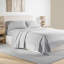 Lux brossé à double nettoyage 4 pièces Ensemble de draps-33801217-61132421