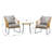 Cilegon 2 - Person Patio Conversation Set with Cushions-206710970