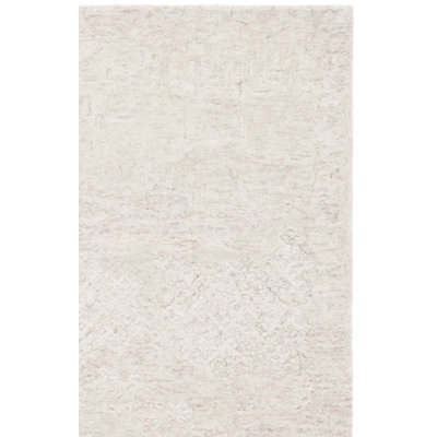 Laine touffetée à la main Nataiya 101; Tapis abstrait en coton