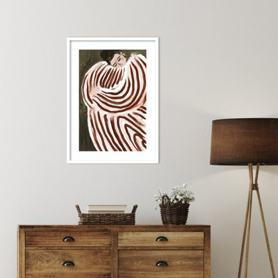 «Galya Sleeping Princess» par Treechild, impression sur bois encadrée