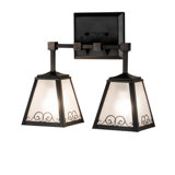 Putrelo Solid Brass 2 - Light Armed Sconce